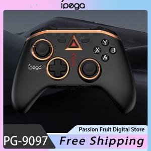 Ipega PG-9097 무선 게임 패드, 3D 조이스틱 진동 그립, 블루투스 컨트롤러, 휴대폰 핸드폰 PC 액세서리,