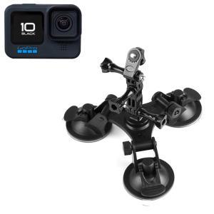 GOPRO10 호환 차량 블랙박스 석셕컵 마운트 고프로10액션캠흡착거치대 유리 용거치대 고브라켓 브라