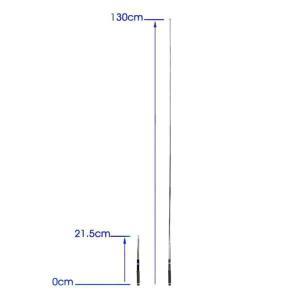 VX-3R FT-60R Tonfa Puxing TYT 양방향 라디오 워키토키용 텔레스코픽 안테나 FP10120 SMA 수 VHF 136-174M