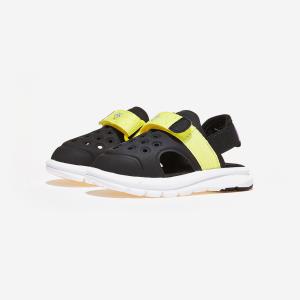 PUMA 푸마 키즈 주니어 슬리퍼 샌들 이볼브 스폰지밥 AC 인펀트 Black Yellow 찍찍이