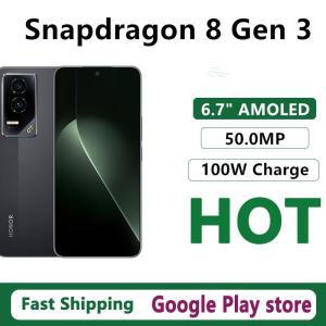 Honor GT 오리지널 휴대폰, 스냅드래곤 8 세대 3 안드로이드 15.0, OTA 6.7 인치 AMOLED 120HZ 100W 충전,