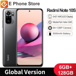 글로벌 버전 Redmi Note 10S, MTK Helio G95, 64MP + 13MP 카메라, 5000mAh 배터리, 신제품, AMOLED 디스플