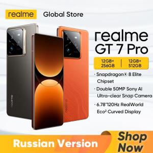 Realme GT7 프로 스마트폰, 스냅드래곤, 월드 프리미어 8 엘리트 칩셋, 50MP 소니 잠망경 스냅, Eco² 곡