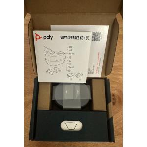 Poly Voyager Free 60+ UC True Wireless Earbuds Plantronics 플랜트로닉스 NoiseCanceling Mic