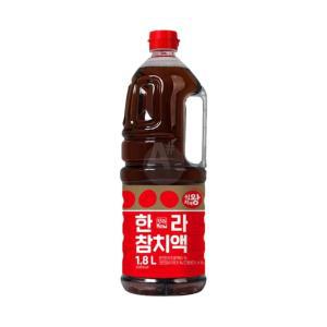 한라식품 참치액젓 1.8L 조미료 엑기스 대용량참치액 액상 농축 조리용 식당침치 업소용