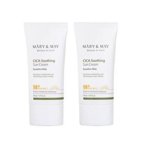 마리엔메이 비건 시카 수딩 선크림 SPF50+ PA++++ 50ml 2개