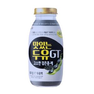 맛있는두유GT 검은콩깨 200ml x 10병 / 검은콩두유