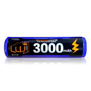 몬스터파워 18650 배터리  3000mAh 리튬이온 보호회로 충전지