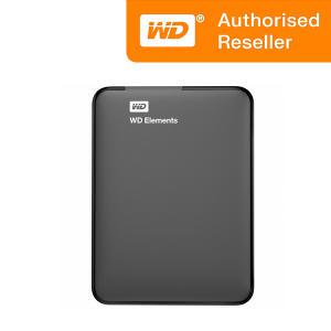 공식판매원 WD New Elements Portable Gen2 2TB 외장하드 정품파우치