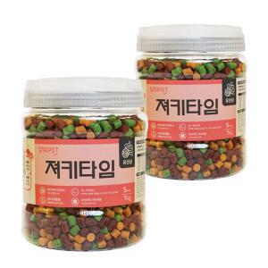 브리펫 져키타임 S 1kg x 2개 노즈워크간식