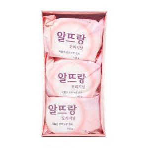 알뜨랑 핑크 옐로우 140G 3개입 단단한 비누 좋은향