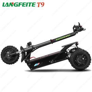 삼륜스쿠터 LANGFEITE 고속 유압 브레이크 전동 스쿠터 T9 60V 31Ah 5400W 모터 3 륜 오프로드 11 인치 타