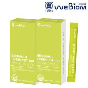 [위바이옴]베르가못 탱글스틱 베르가못 그린컷 100 BPF 폴리페놀 2박스 28포