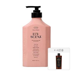 럽센트 바디워시 플라워마켓 화이트튤립향, 500ml, 1개 + 증정(케라시스 프로폴리스 데미지 리페어 샴푸, 180ml, 1개)