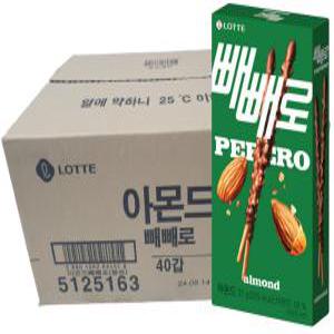 롯데 아몬드 빼빼로 1박스 (32g x 40개입)