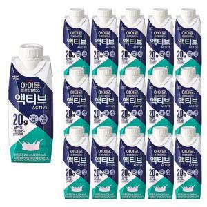 하이뮨 액티브 단백질 음료 프로틴 밸런스 250ml 36개 마시는 드링크