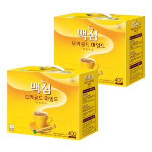 맥심 모카골드 마일드 커피믹스 400개입 x 2개