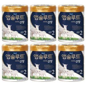 매일유업 앱솔루트 산양분유 2단계 750g x 6캔