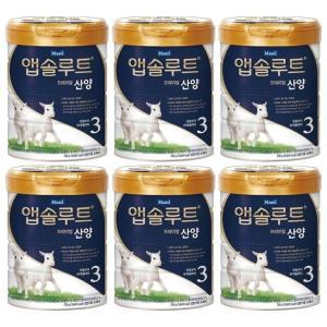 매일유업 앱솔루트 산양분유 3단계 750g x 6캔