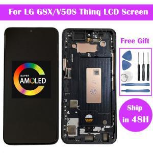 스마트폰 액정 교체 부품 오리지널 V50S ThinQ LCD LG G8X G8S G8 디스플레이 화면 프레임 포함 교체용 엘