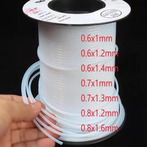 폴리테프론 호스 PTFE 모세관 튜브, ETFE FEP, 폴리테트라 플루오로 파이프, ID F4 0.6mm, 0.8mm