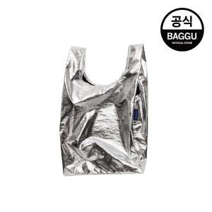 BAGGU 바쿠 베이비 메탈릭 실버