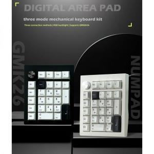 단축키보드 디자인너 전문가용 GMK26 Numpad Bluetooth 2.4G 3 Mode Gasket Mechanical Keyboard PBT Keyca