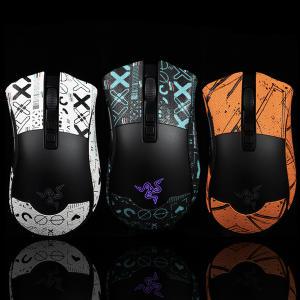 Razer DeathAdder PRO V2 용 마우스 미끄럼 방지 스티커 도마뱀 피부 땀 방지 마우스 그립 테이프