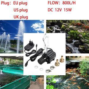 수조 800L/H 12V 분수 수영장 어항 수족관 물 액체용 브러시리스 모터 워터 사이클 잠수정 통기