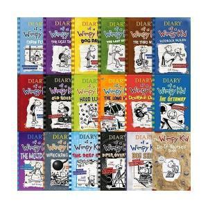 Diary of a Wimpy Kid Collection 윔피키드 페이퍼백 18종 세트 세트 Paperback (해외판)