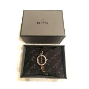 Bulova New In Box Tag 여성 시계 [세금포함] [정품] 블랙 96L163 225 Needs 배터리 손목시계 명품시계 패