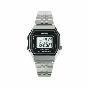 Casio LA680WA-1D Ladies 실버 디지털 복고풍 빈티지 시계 [세금포함] [정품] 손목시계 명품시계 패션시계