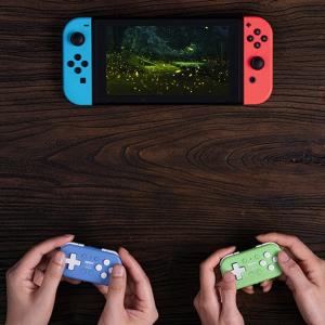 8Bitdo 마이크로 게임패드, 블루투스 호환 포켓 컨트롤러, 맥 OS, 안드로이드, PC용, 2D 무선