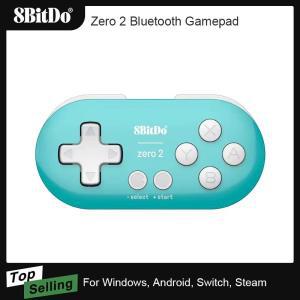 8BitDo Zero 2 블루투스 게임 패드 미니 소형 컨트롤러, 닌텐도 스위치, 윈도우, 안드로이드, macOS와 호환