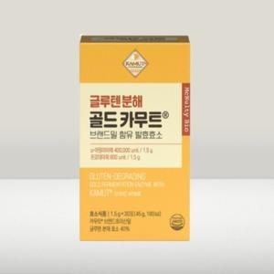 [맥널티바이오] 글루텐분해 골드 카무트 브랜드밀 함유 발효효소 1.5g x 30포