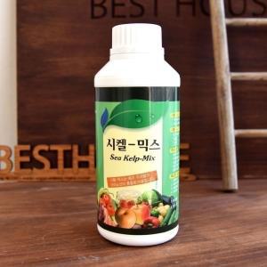 시켈믹스 500ml 해조미네랄 아미노산 비료 영양제 원예용품 원예용 다육이 이키우기 식물키우기 화분키우기