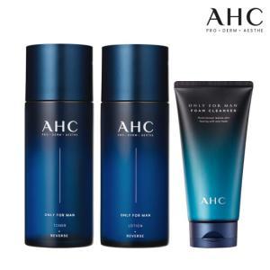 AHC 온리포맨 3종세트(토너 150ml+로션 150m+클렌징폼)