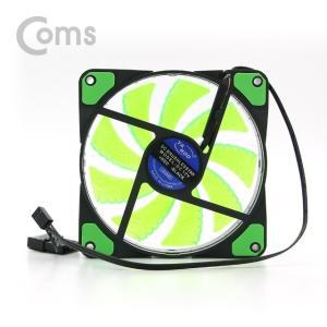 Coms 쿨러 케이스용 CASE Green LED 팬 120mm (WFFQB1C)