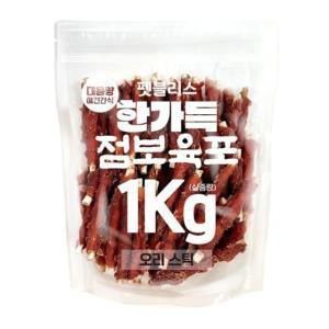 대용량 애견 영양 간식 오리고기 개껌 오리스틱 1kg (WFFQEZH)