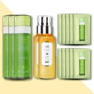 맥스클리닉 선인장 오일폼110g 3개+5g 10개+달바 화이트 트러플 세럼 160ml 2개