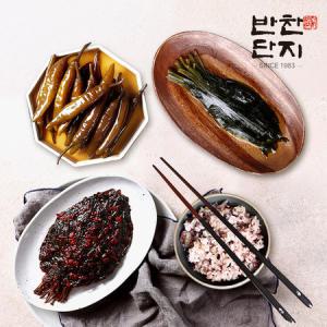 반찬단지 명이나물120g+간장고추120g+깻잎무침120g