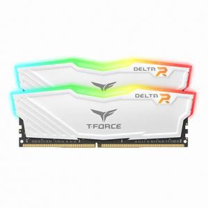 [팀그룹] 팀그룹 T-Force DDR4 16G 25600 CL16 Delta RGB 8Gx2 화이트