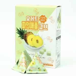 산마을 요거트 파인애플 큐브 1.8gx10개입 삼각포장 동결건조 요거트 큐브