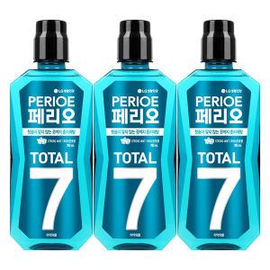 페리오 토탈7 구강청결제 스트롱, 760ml, 3개