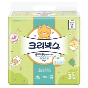 크리넥스 울트라클린 카카오 팝업 화장지 3겹 94매X20입 1팩