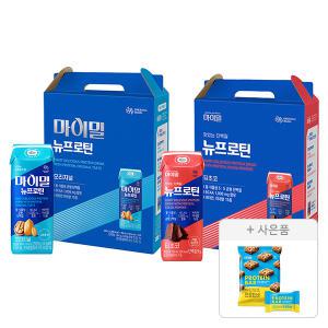 마이밀 마시는 뉴프로틴 오리지널, 190ml, 16팩 + 초코, 190ml, 16팩 + 증정( 한입쏙쏙 프로틴바 150g, 1개 )