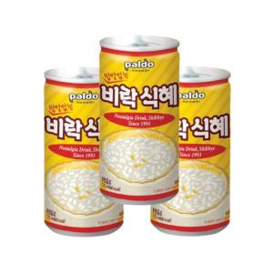 대량 밥알없는 비락식혜 175ml 60p 캔식혜 팔도 회사 워크샵 찜질방 탕비실 음료 간식