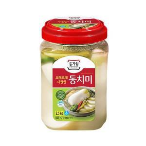 종가 집밥 종가 시원한 동치미 2.5kg(PET) 김장 찜 찌개 볶음 여행 자취 친정엄마 도시락 반찬