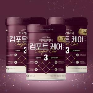 아이엠마더 컴포트케어 3단계 아기 분유 800g X3캔