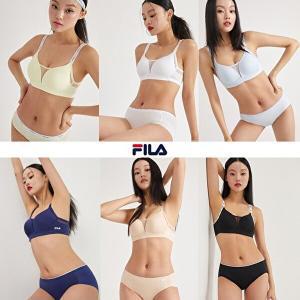 [휠라]FILA 스포티엑티브 노와이어 브라팬티 패키지(브라팬티 6세트 + 세컨팬티 6종)